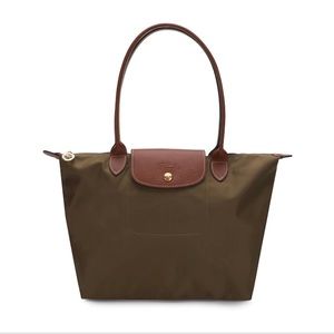 Longchamp Le Pliage Olive Green large bag